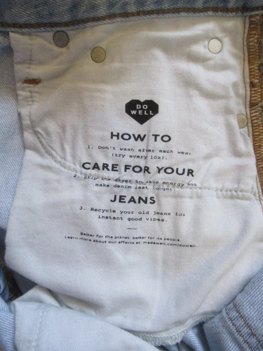 Madewell The Curvy Perfect Vintage Jean Light Wash Denim | Size 27